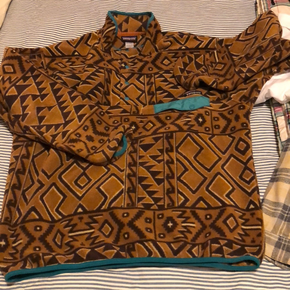 Mens Lg. Synchilla Quarter snap button fleece